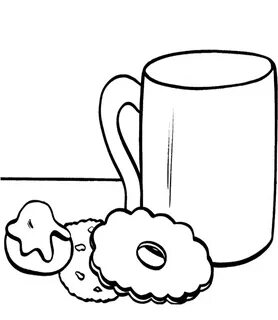winter hot chocolate coloring pages - Clip Art Library
