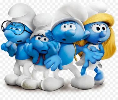 смурфетта, мозговитый смерф, неуклюжий Smurf