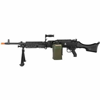 Outdoor Sports Airsoft Gun LMG Electric M240 Rifle 410 FPS M