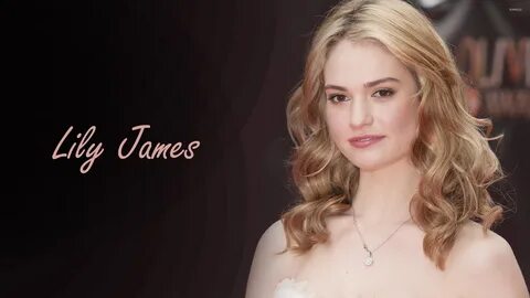 Lily James with loose curls wallpaper - Celebrity wallpapers
