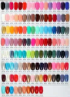 one step gel polish color chart 1 Gel polish nail art, Gel n