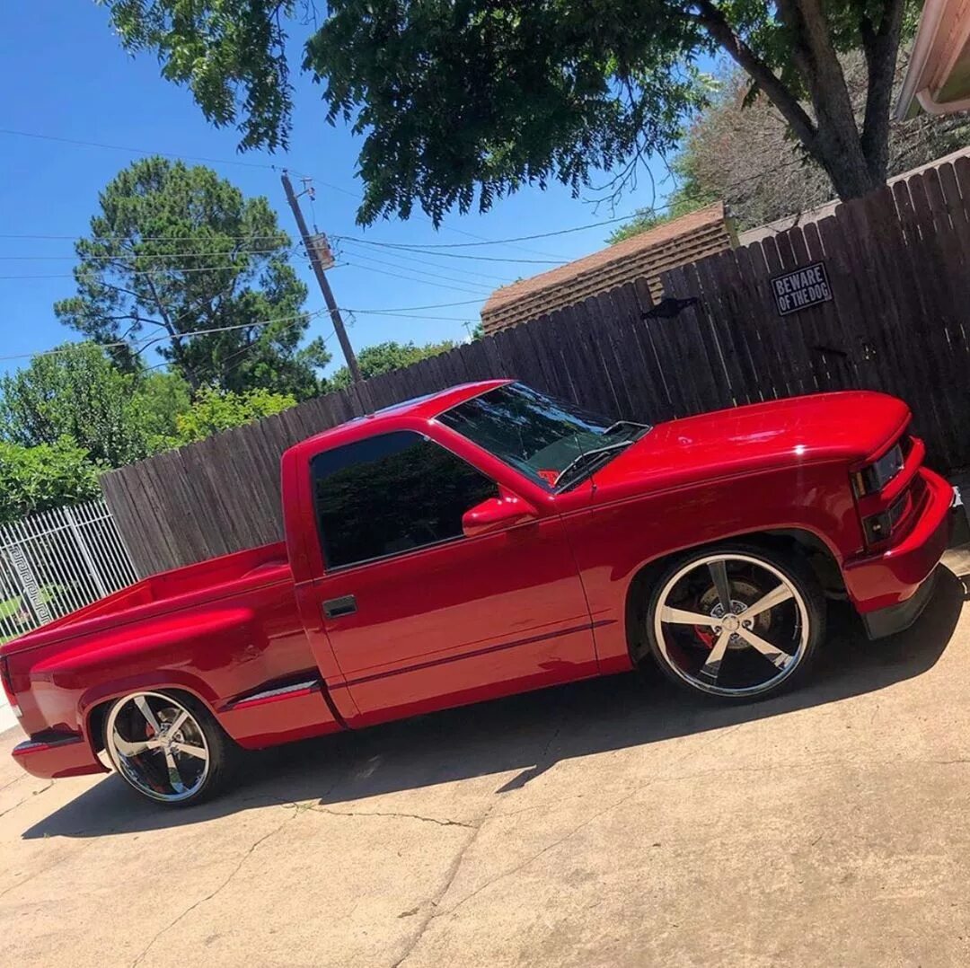 Instagram वर American Racing: "Stepside OBS Chevy on 22" VN508 Su...