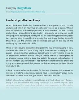 100 word essay on leadership