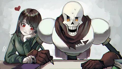 Safebooru - 1boy 1other androgynous chara (undertale) gloves