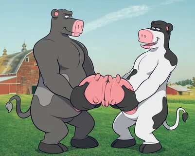 Fucking in the barnyard gangbang