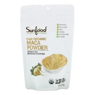 Купить Sunfood, Superfoods, Raw Organic Maca Powder, 4 oz (1