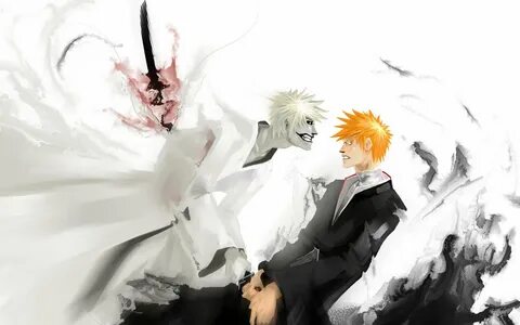 Bleach Kurosaki Ichigo Hollow Ichigo zanpakuto fan art wallp