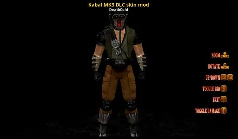 Kabal MK3 DLC skin mod Mortal Kombat Komplete Edition Mods