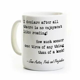 Pride and Prejudice Mug - Jane Austen Coffee Mug - Gift for 