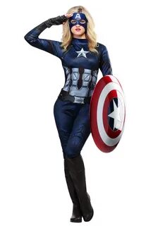 Капитан Америка женский костюм eBay