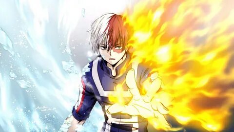 Shoto Todoroki Fire Ice 4K Wallpaper #5.226