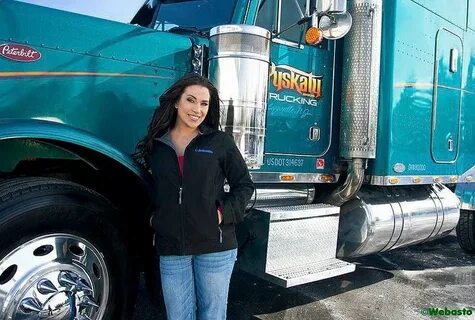 Maya Sieber, conductora de tractocamión en camioneros del hi