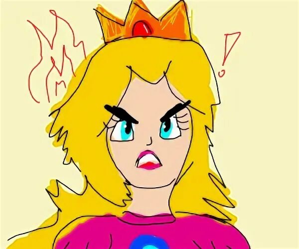 Angry Peach - Drawception