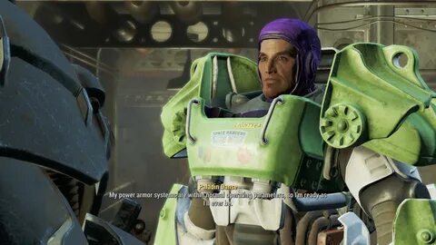 Buzz Lightyear played by Paladin Danse at Fallout 4 Nexus - 