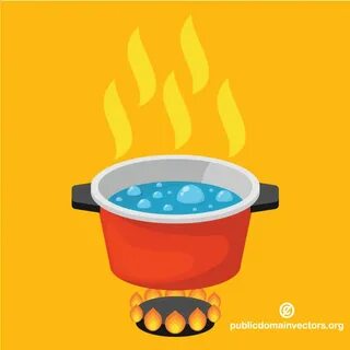 Boiling water clip art Royalty Free Stock SVG Vector and Cli