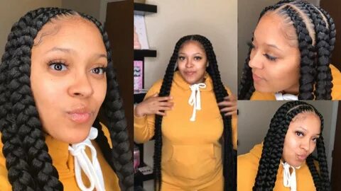 Pop Smoke Braids Tutorial Jumbo Extra Long - YouTube