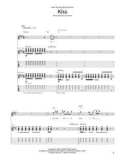 Kiss Partitions Prince School of Rock - Tablature Guitare