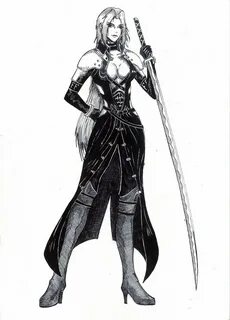 female sephiroth Moyra (Female Sephiroth) by Chaos-Rain on D