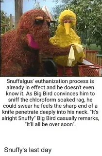 Snuffalgus' Euthanization Process Is Already in Effect and H