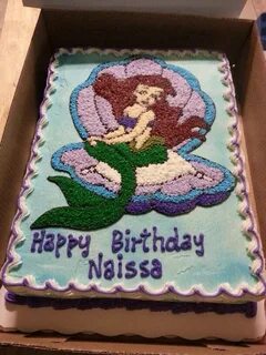 Little Mermaid cake from my mom for my 24th birthday. Foreve