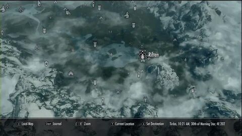 Skyrim Full Map posted by Zoey Mercado