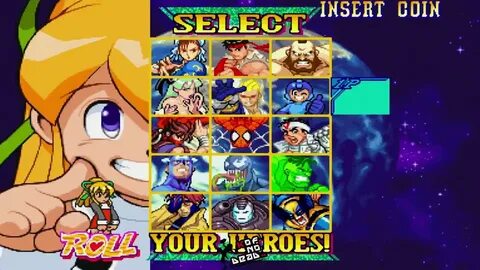 MARVEL vs CAPCOM - Todos los Personajes Desbloqueables y Esp