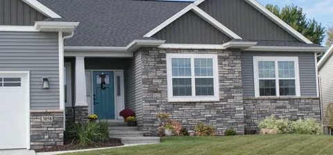 Boral Echo Ridge Country Ledgestone Stone exterior houses, E