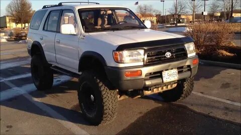 1997 Toyota 4Runner lifted 6 inches on 35s - YouTube