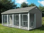 Four unit dog kennel by Waterloo Structures Dog kennel outdo