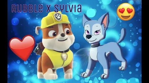 ❤ Крепыш и Сильвия ❤ для канала Sky paw patrol/♡ Rubble x Sy