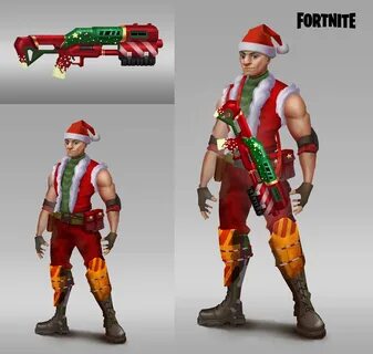 Fortnite fan skin l Xmas on Behance