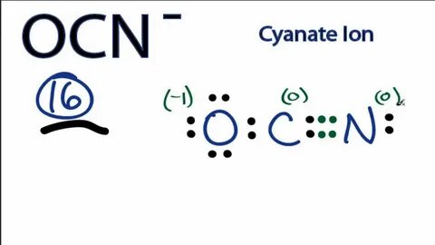 OCN- Lewis Structure: How to Draw the Lewis Structure for OC