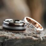 img_6255_edit_sq #weddingring Meteorite wedding rings, Cool 