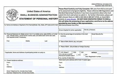 How to fill out SBA Form 912: Step-by-step guide finder.com