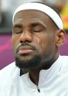 Poignant Images Of Crying Olympians Lebron james, Nba lebron