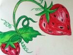 strawberry drawing for kids in simple steps - YouTube