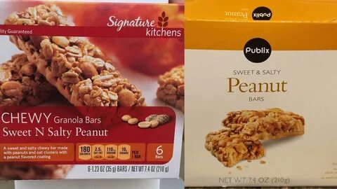 Safeway vs Publix: Sweet & Salty Granola Bar Blind Taste Tes