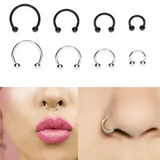 KUNIU Body Piercing Jewelry Fake Lip Ear Nose Cartilage Sept