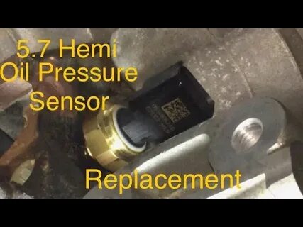 Chrysler Hemi 5.7 Oil Pressure Sensor/Switch Replacement - Y