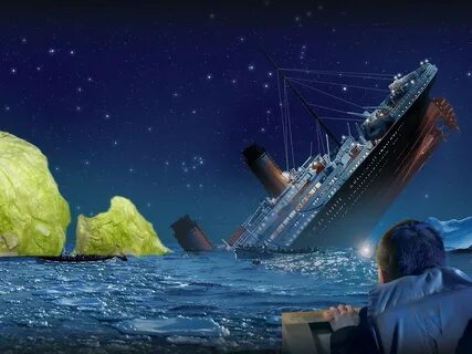 "Titanic hitting a piece of iceberg lettuce" by MetalMelvin 