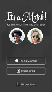 A match on Tinder means that two users have expressed intere