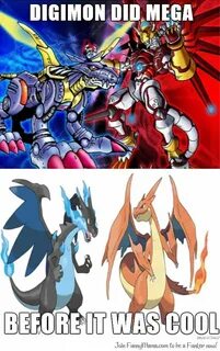 Digimon was mega first in 2020 Digimon memes, Pokemon vs dig