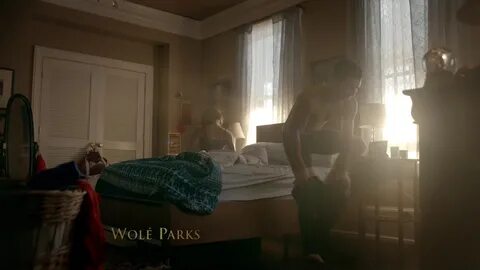 ausCAPS: Michael Malarkey shirtless in The Vampire Diaries 8
