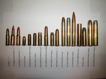 Big Bore / Safari Ammo Comparison Chart Ammo, Bullet, Nitro 