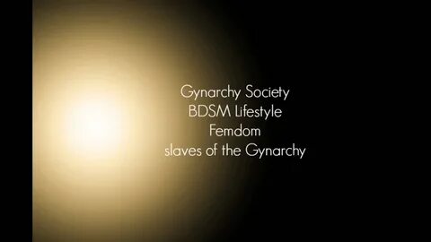 Introduction to Gynarchy Society - YouTube