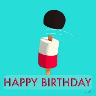 Birthday wishes: Happy Birthday GIF ice cream ZANIMLJIVOSTI 