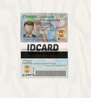 Florida Driver License Psd - ID CARD TEMPLATES PSD