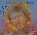 Gordon Lightfoot Autographed Album Mixed Media by Pd Fine Ar