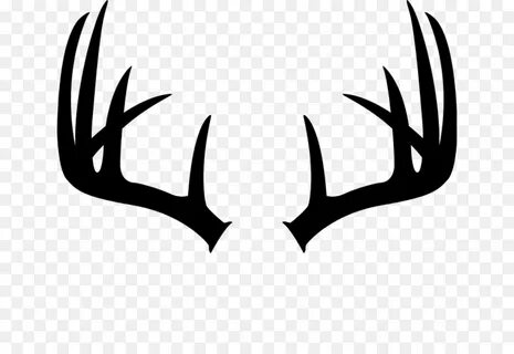 Free Buck Antlers Silhouette, Download Free Buck Antlers Sil