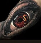 Pin by Владимир Коваль on cráneo Realistic eye tattoo, Eye t